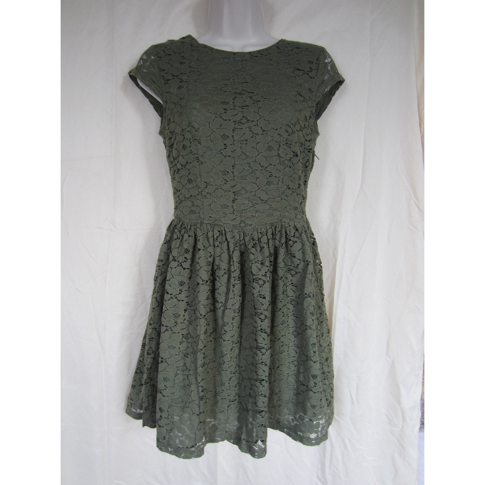 Summer Lace Olive dress by Divided-H&M, size US 4